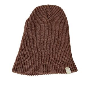 Vuori Label Unisex Nutmeg Brown Knit Beanie Hat